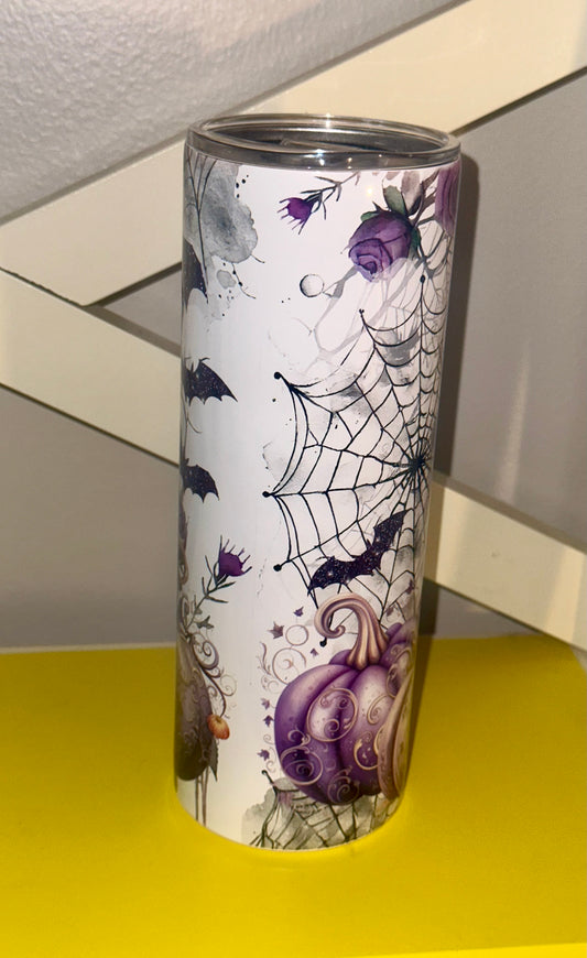 Baby Witch Halloween Highland Cow 20oz Tumbler