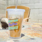 18oz Messy Bun Plastic Tumbler with straw