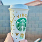 16oz Reusable Zodiac Hot Cup w/ lid