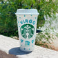 16oz Reusable Zodiac Hot Cup w/ lid