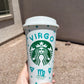 16oz Reusable Zodiac Hot Cup w/ lid