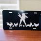 Crazy Chicken Lady Aluminum License Plate