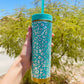 16oz Holographic Cheetah Skinny Tumbler